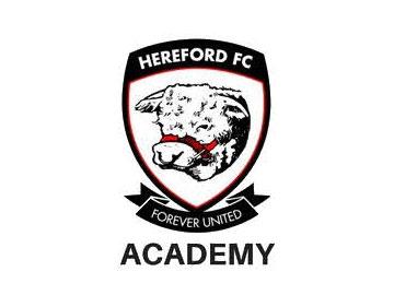 Banner featuring Hereford Football Club logo.